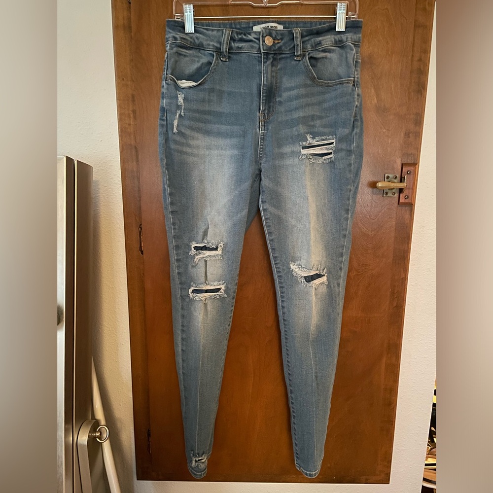 Wax Distressed Jeans- 9/29